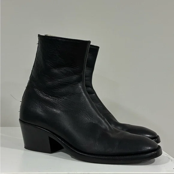 Acne Studios Square Toe Leather Boot Size US 8 EU 41 - Picture 11 of 15